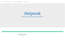 Tablet Screenshot of helperek.hu